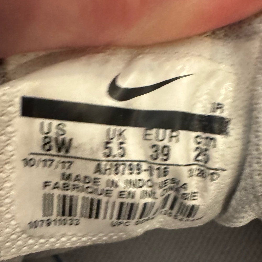 Nike Revolution Pure Platinum Tennis Shoes in Grey/Pink Women’s Size 8 - Picture 8 of 8